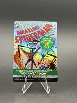 Peter Parker (0232) (Borderless, Foil) Spider-Man Magic MTG NM - Image 2