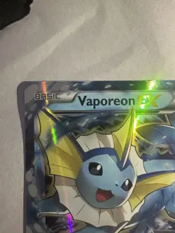Pokemon TCG Vaporeon-EX Generations 24/83 Holo Rare EX LP - Image 2