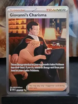 Giovanni's Charisma 204/165 Sv: Scarlet & Violet 151 Pokemon Card - Image 2