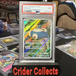 2023 POKEMON SVP EN-SV BLACK STAR PROMO 151 ELITE TRAINER BOX #051 SNORLAX PSA 9 - Image 1