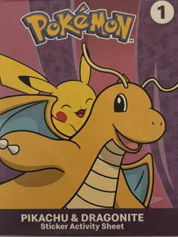 #1 Pikachu & Dragonite Unopened New Pokemon 2025 McDonalds Collaboration Pack - Image 1