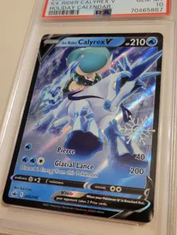 Ice Rider Calyrex V - Pokemon SWSH Holiday Calendar - Gem Mint PSA 10 - Image 3