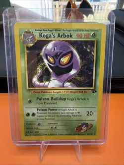 Pokemon TCG Koga's Arbok 25/132 Gym Challenge Regular LP Free Shipping! - Image 1