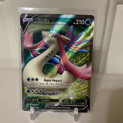 Milotic V 179/192 Full Art Rebel Clash Ultra Rare Pokemon TCG NM/MINT - Image 1
