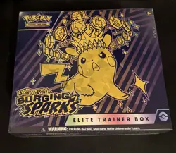 Pokemon TCG Surging Sparks ETB Elite Trainer Box FACTORY SEALED NEW - Image 1
