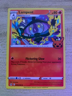 2023 Pokemon Trick Or Trade Halloween Lampent 025/196 NM - Image 1