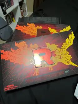 Pokemon TCG: Team Rocket's Moltres ex Ultra Premium Collection - Image 1