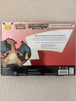 Pokemon TCG Celebrations Collection Lance's Charizard V Box 820650101625 - Image 2