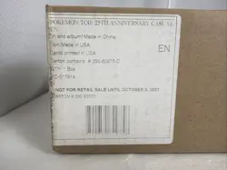 Pokemon TCG 25th Anniversary Celebrations Amazon Prime Collection Box SEALED - Image 2