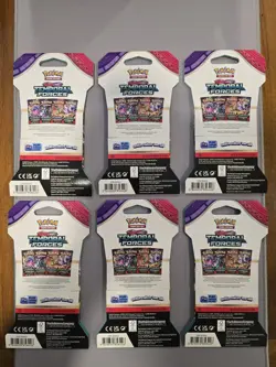 Pokemon Temporal Forces Sleeved Booster Packs X6 - Image 2