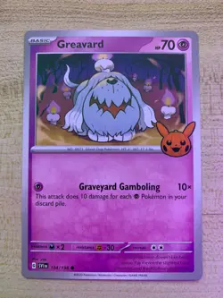 Pokemon Trick Or Trade 2023 Greavard 104/198 Non Holo Stamped - Image 1