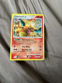 2009 Pokemon Charizard Cracked Ice #1/99 Holo Rare lightly played - Image 1