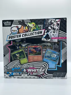 Pokemon TCG Black Bolt & White Flare Unova Poster Collection - New & Sealed - Image 2
