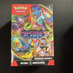 POKEMON TCG - MEGA EVOLUTIONS PHANTASMAL FLAMES - SEALED - BOOSTER BUNDLE - Image 1