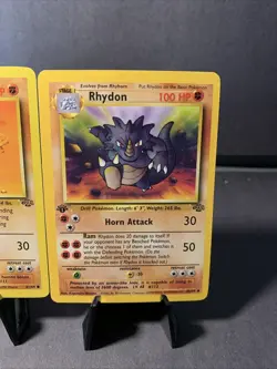 Pokemon TCG Rhydon & Rhyhorn 1st Edition Unlimited Jungle Set WOTC VTG 1999 NM - Image 3