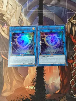 Yugioh! 2x G Golem Crystal Heart BLCR-EN042 ULTRA Rare Yu-gi-Oh! x3 TCG NM SET - Image 1