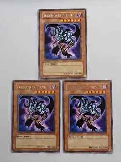 3 x YuGiOh Legendary Fiend - PTDN-EN093 - Rare - 1st Edition LP - Image 1