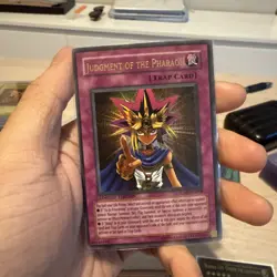 Yu-Gi-Oh! TCG Ultra Rare Judgement Of The Pharaoh JUMP-EN008 Near Mint - Image 1