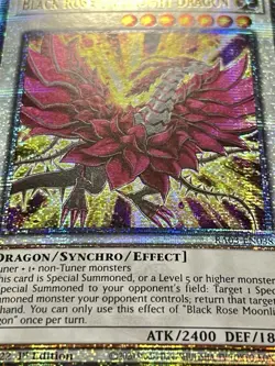 Black Rose Moonlight Dragon | RA03-EN038 | Quarter Century Secret Rare | YuGiOh! - Image 2