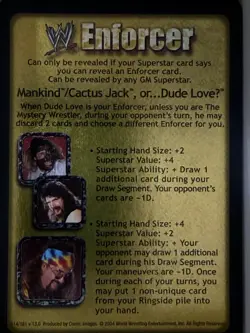 Mystery Wrestler Superstar Cards WWF WWE Raw Deal CCG TCG Lot of 4 Foil Rares - Image 2