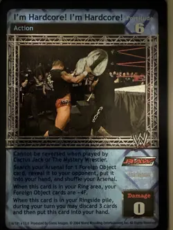 Mystery Wrestler Superstar Cards WWF WWE Raw Deal CCG TCG Lot of 4 Foil Rares - Image 4