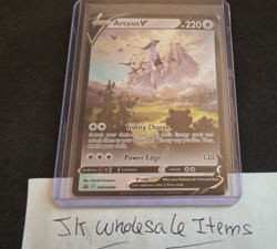 ARCEUS V SWSH204 SWORD & SHIELD BLACK STAR PROMO CARD POKEMON TCG NM - Image 1