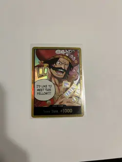 DON!! Card (Gol.D.Roger) (Gold) Carrying On His Will Foil - Image 1