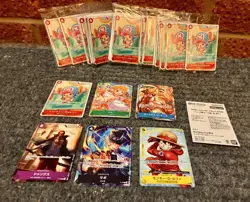 One Piece Card Game Authentic McDonald’s Promos Sealed FULL SET UK SELLER - Image 2