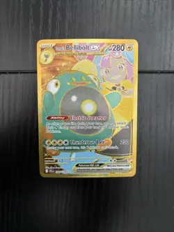 Iono's Bellibolt ex 188/159 SV09: Journey Together Gold Hyper Rare Pokemon Card - Image 2