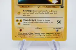 1999 Pikachu Black Star Promo #4 Pokemon Card WB the First Movie NM - Image 3