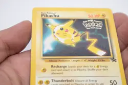 1999 Pikachu Black Star Promo #4 Pokemon Card WB the First Movie NM - Image 4