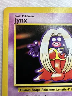 JYNX 31/102 First Edition Shadowless Base Set Pokemon Card Near Mint - Image 3
