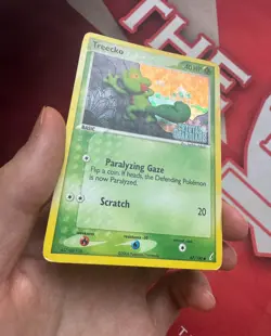 TREECKO 67/100 EX Crystal Guardians REVERSE HOLO RH Pokemon TCG card LP - Image 2