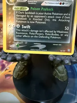 Dark Sandslash 18/109 Ex Team Rocket Returns STAMPED Reverse Holo pokemon Card - Image 2