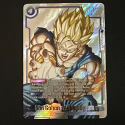 Son Gohan : Adolescence SB02-026 Alternate Art Manga Booster 02 Dragon Ball Card - Image 1