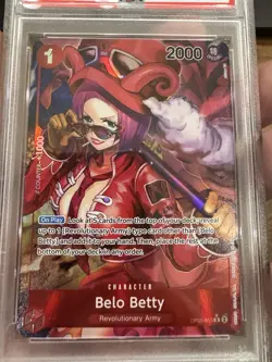 One Piece Card Belo Betty Alt Art OP05-015 Awakening of the New Era PSA 10 Gem - Image 2