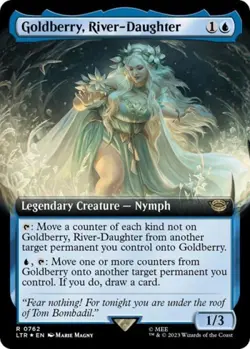 Goldberry, River-Daughter (Extended Art) (Surge Foil) -Foil Light Play MTG - Image 1