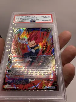 SSG Vegeta Silent Strike BT16-022 SR Foil Dragon Ball Super Card Game | PSA 10 - Image 3