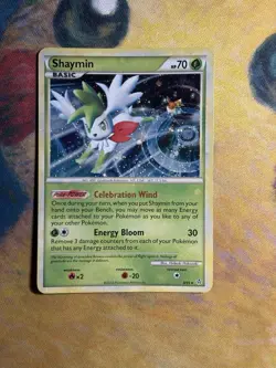 Shaymin 8/95 HGSS Unleashed Holo Rare 2010 Pokemon Card MP - Image 2