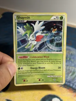 Shaymin 8/95 HGSS Unleashed Holo Rare 2010 Pokemon Card MP - Image 3