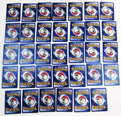Vintage Pokemon Game Cards Lot Of 34 Different Fossil Jungle UNUSED 1999 Wizards - Image 4