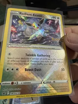 Pokemon Eevee Radiant SWSH230 Promo Card Holo, T193 - Image 2