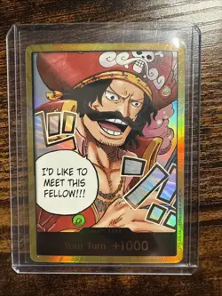 One Piece Gol.D.Roger GOLD DON!! Card (OP-13) English - Image 1