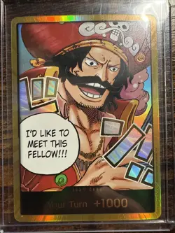 One Piece Gol.D.Roger GOLD DON!! Card (OP-13) English - Image 2