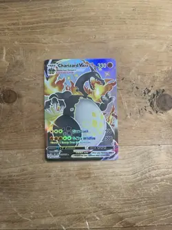 Pokemon TCG Charizard VMAX Darkness Ablaze Holo Ultra Rare Card PSA 8 020/189 - Image 1