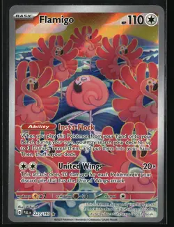 Pokemon Paldea Evolved Flamingo Illustration Rare Holo Card 227/193 TCG NM - Image 1