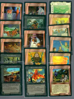 Lot of 220 1995 Wizards Limited Edition Middle Earth CCG Black Border Cards - Image 1