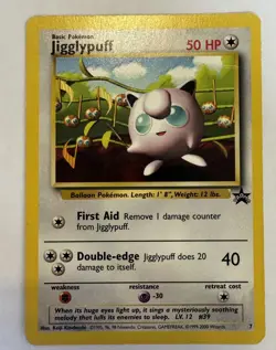 Pokemon TCG - Jigglypuff - Black Star Promo Card 7 - WOTC - LP - Image 1