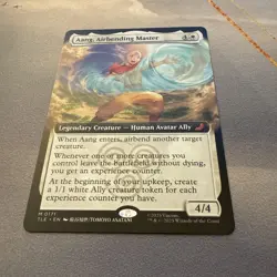 Aang, Airbending Master MINT Extended Art 171 Avatar Eternal TLE MTG Unplayed NM - Image 2