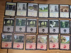 MTG Magic the Gathering Basic Land x50 Mixed - lot 2 - Image 2